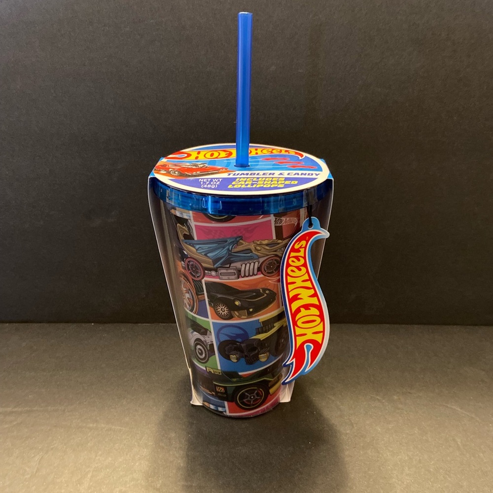Hot Wheels Tumbler And Lollipops Gift Set